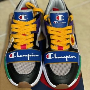 USED: Multi Colored Mens Champion Brand Tennis Shoes